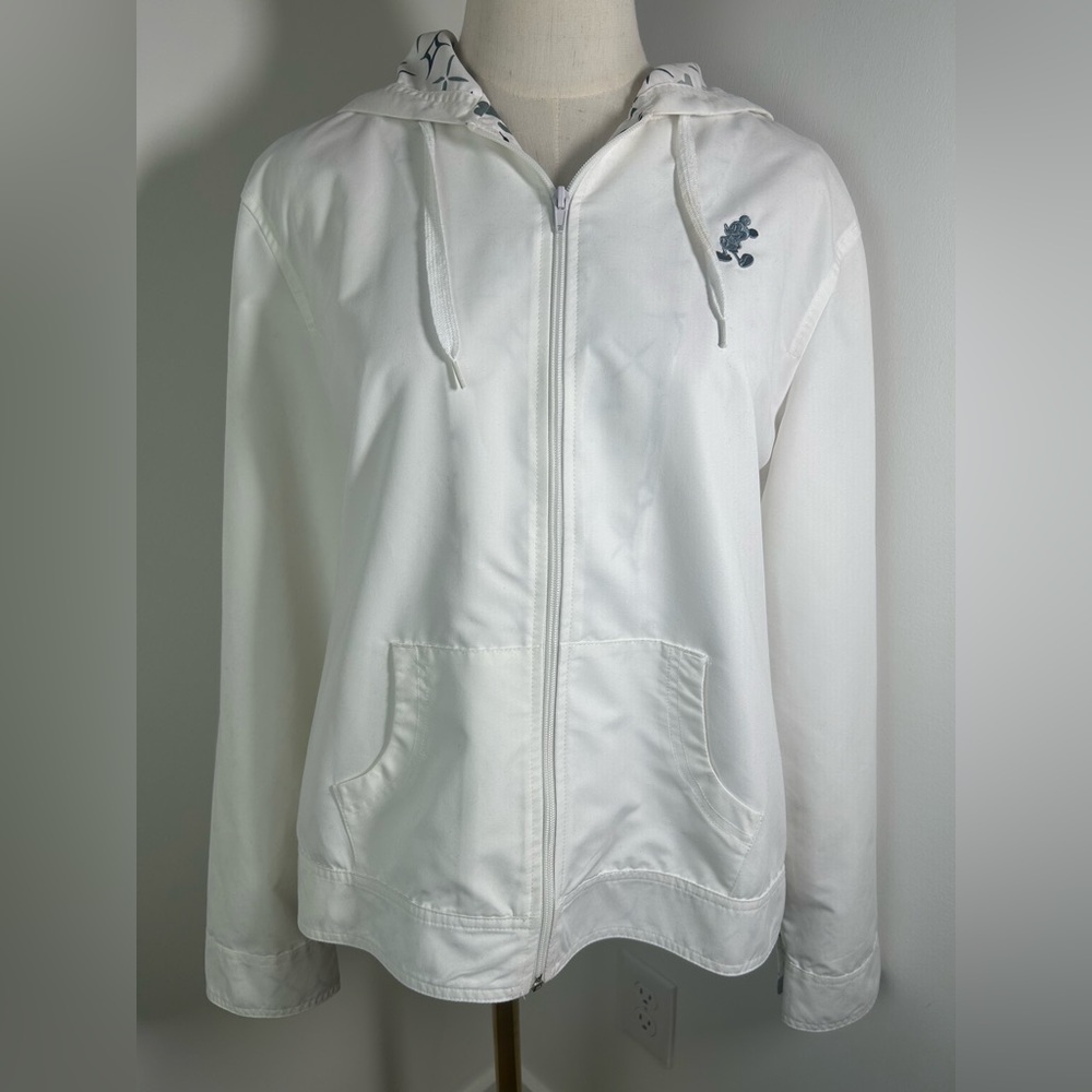 WALT DISNEY WORLD resort Embroidered Mickey Mouse Zip-Up Hoodie JACKET